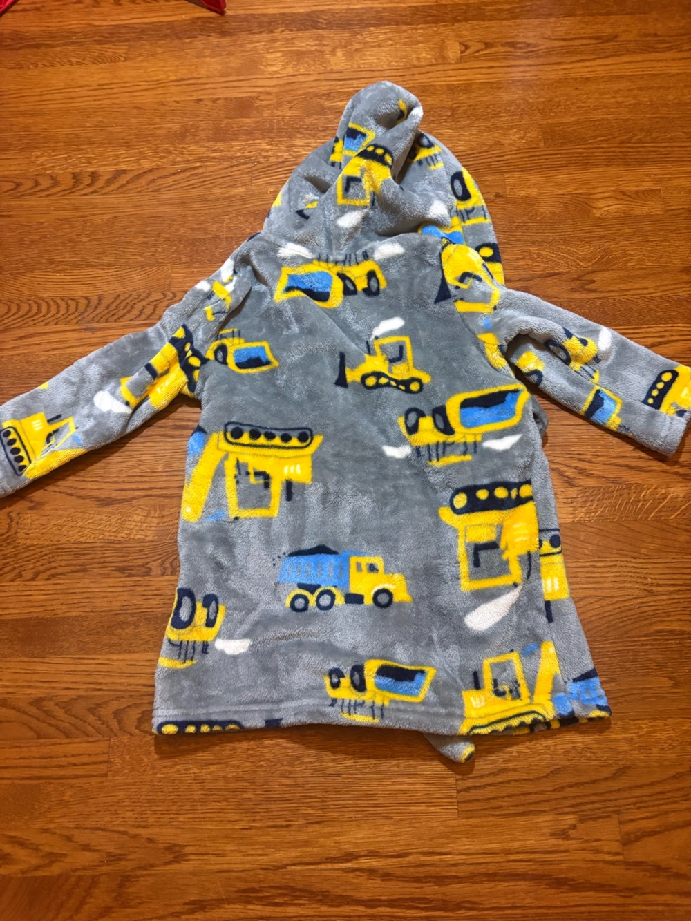 Toddler Plush Construction Robe - Picture 5 of 6